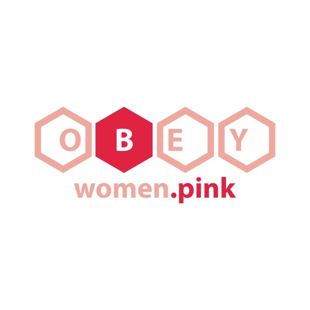 Obey women dot Pink